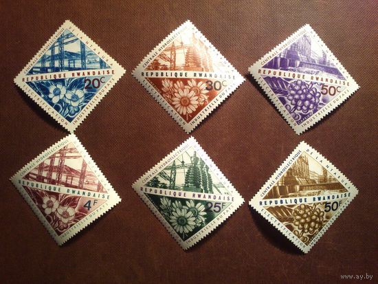 Руанда 1967 г.Гидроэлектростанция Нтарука 1963 г./06а/