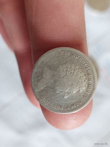 1/8 ригсдаллера 1832 год Швеция