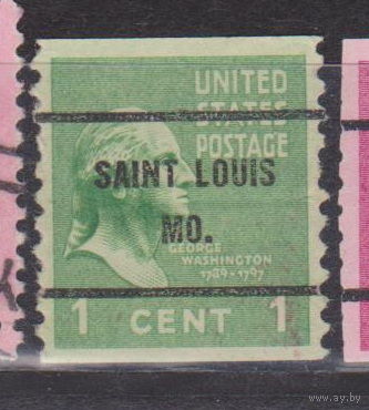 Известные люди Личности  США 1938 год Лот 7 С НАДПЕЧАТКОЙ ИЛИ ПРЕДВАРИТЕЛЬНЫМ ГАШЕНИЕМ