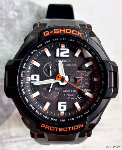 Часы CASIO G SHOCK G 1400 Aviacion Gravitymaster