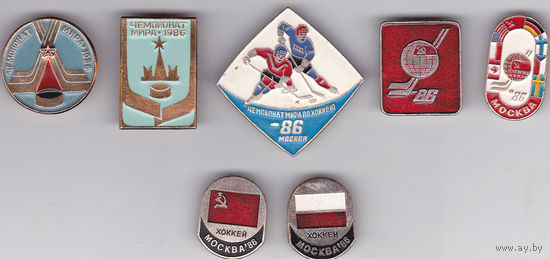 Хоккей: Чемпионат мира -1986 (Москва).