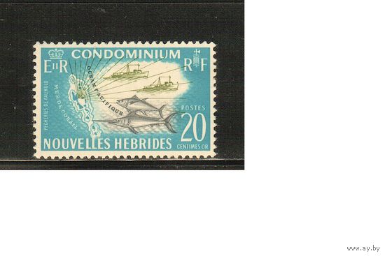 Новые Гибриды(Франция)-1967 (Мих.264) , ** , Морская фауна, Рыбы
