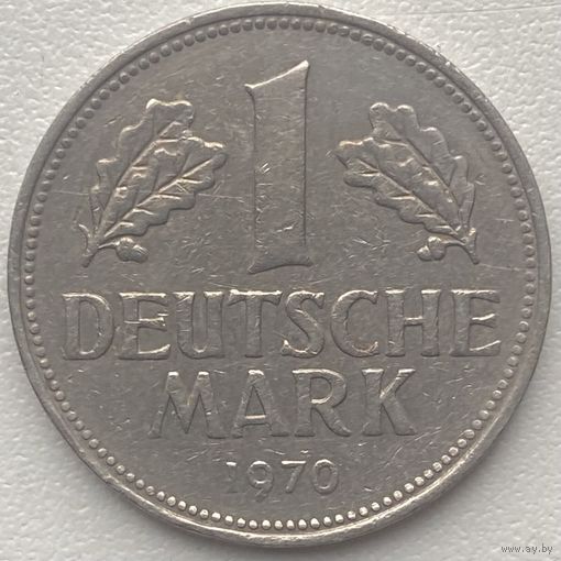 Германия 1 марка 1970 г. J