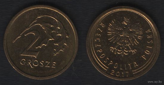 Польша y924 2 грош 2017 год (mw) (_alb2