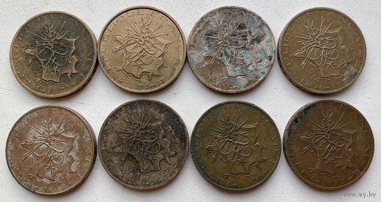 Франция 10 франков 1974, 1977, 1978, 1979, 1980, 1984 г. Цена за 1 шт.