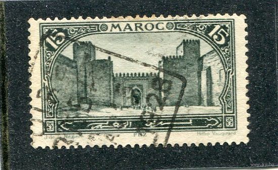 Марокко. Французский пролтекторат. Баб Сегма, бывшие ворота Маринидов в Фесе