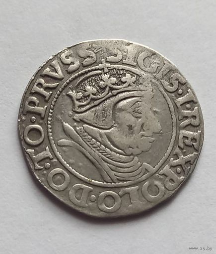 Грош 1538 г., Гданьск, серебро