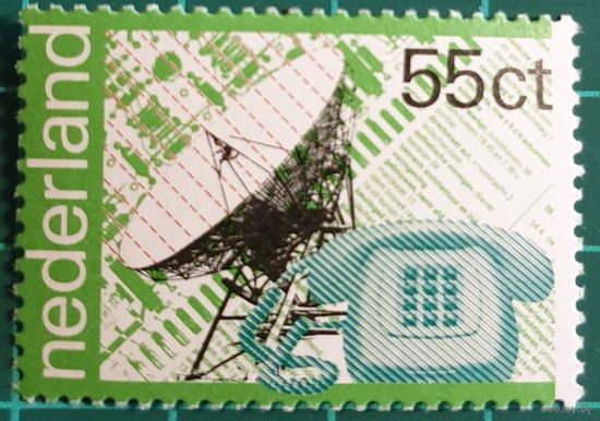 1981 год - 100-летие почтовой и телеграфной службы Нидерланды