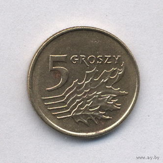 Польша, 5 грош 1990 г.