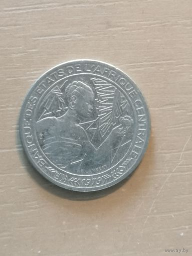 Центральная Африка (BEAC), 500 франков, 1979 год, "В", ЦАР, KM# 12