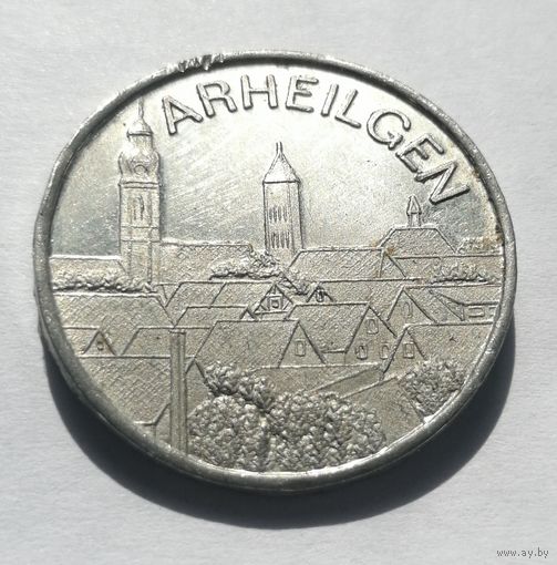 Памятная медаль "ARHEILGEN 1636". - Ag -