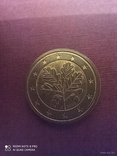 2 евроцента 2010, Германия J