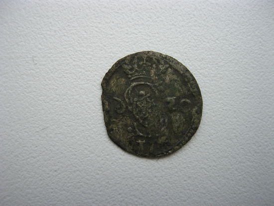 ДВУДЕНАРИЙ 1620 г. ВКЛ БРАК (6 зеркальная - в другую сторону ) R4