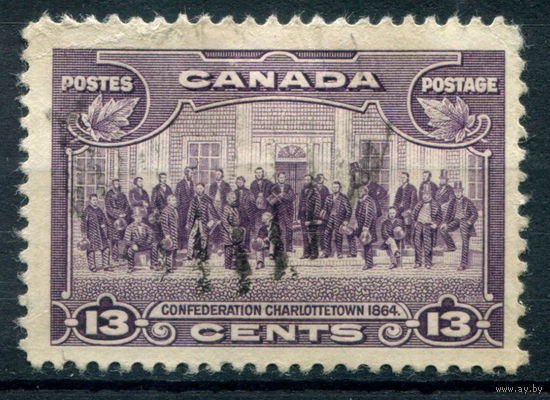 Британские колонии - Канада - 1935г. - ландшафты, виды, 13 с - 1 марка - гашёная [Mi 191]. #3-WB-92-A-1