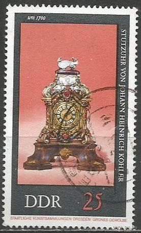 ГДР. Старинные часы. 1975г. Mi#2059.