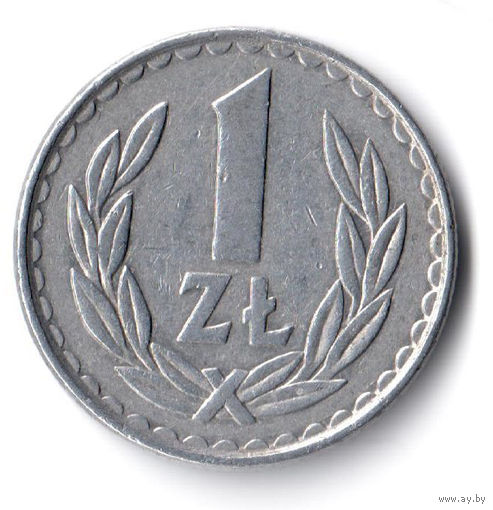 Польша. 1 злотый. 1982 г.
