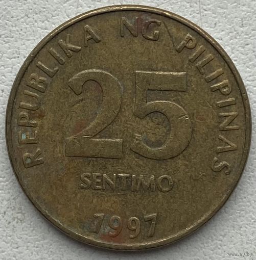 Филиппины 25 сентимо 1997 г.