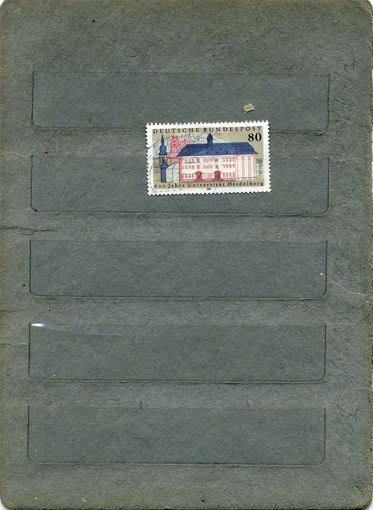 ГЕРМАНИЯ, ФРГ, 1986 ,  АРХИТЕКТУРА   1м