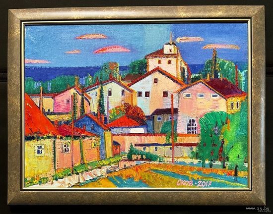 Сковородко О.А "Крымское утро", 2017г. Холст, масло. Размер 41х55см.