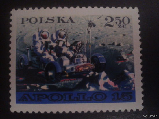 Польша 1971 Аполо-15 одиночка