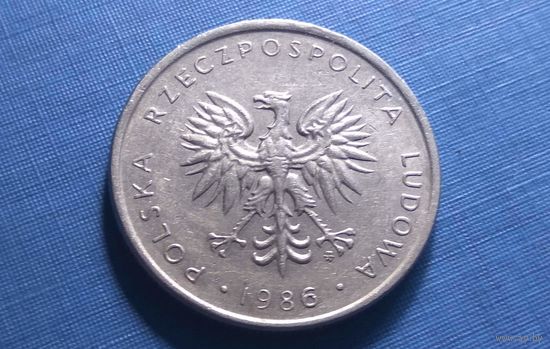 10 злотых 1986. Польша.