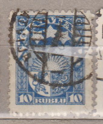 Герб Латвия 1921 год лот 11