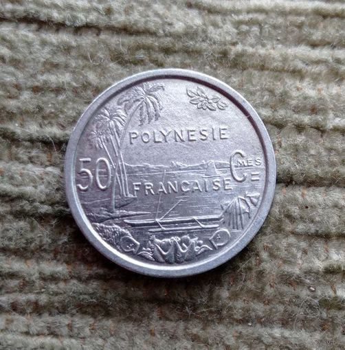 Werty71 Французская Полинезия 50 сантимов 1965 Блеск
