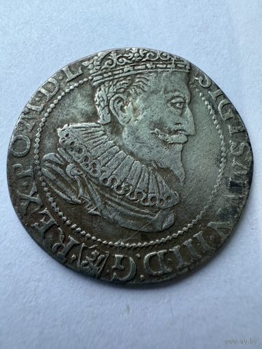 С 1 рубля! 6 грошей(Шестак)1596 Польша Сигизмунд 3 распродажа коллекции!