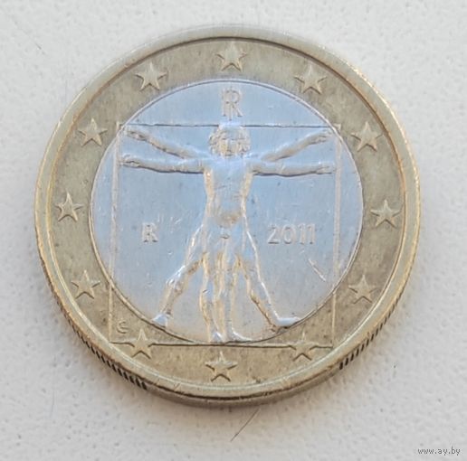 Италия 1 евро, 2011_ KM# 250