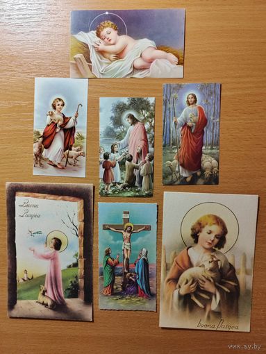 МАЛЕНЬКИЕ ОТКРЫТКИ  7ШТУК