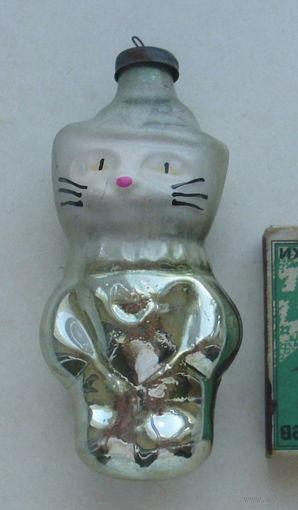 Ёлочная игрушка. Котик.