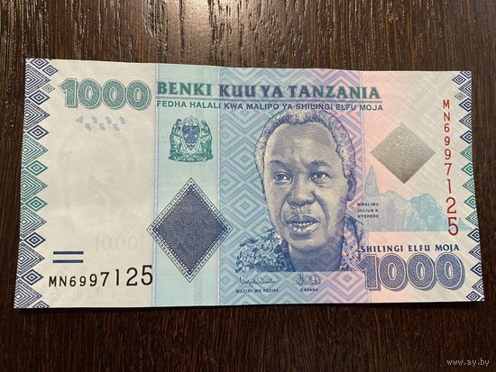 Танзания 1000 шиллингов 2019