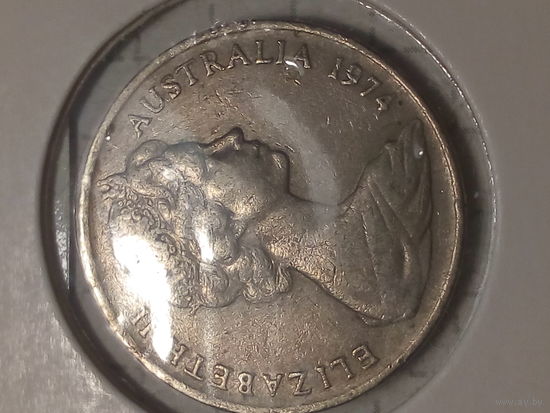 10 центов Австралия 1974 год