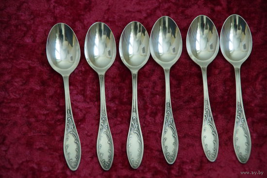 Ложки мельхиоровые  чайные  14 см   А 3