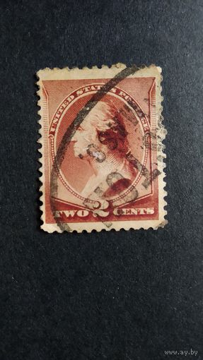 США \а27\ 1883. Персоналии. Президент США \Sc210\штемпель