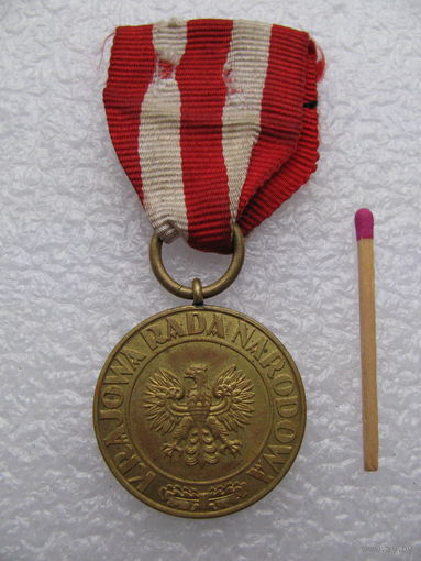 Знак. ПНР. Краевой Национальный Совет. "Победа и Свобода". тяжёлый
