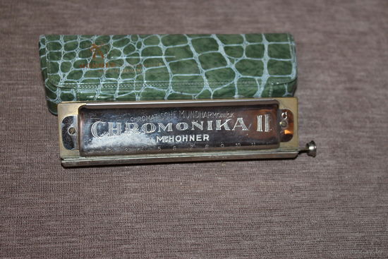 Губная гармошка "HOHNER", рабочая, Германия.