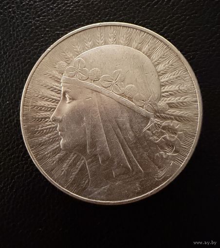 10 злотых 1932 г.  Польша. (1)  Ядвига.  Серебро. ЛЮКС