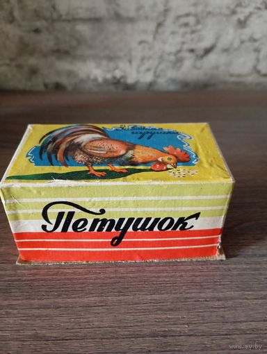 Игрушка СССР, заводной петушок.