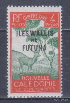 [1450] Французские колонии.Уоллис и Футуна 1930. Фауна.Олень.4с. МН