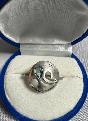 Кольцо серебряное 925 пробы. 56