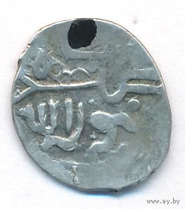 Золотая Орда Дирхем Хан Пулад 1407-1408 г.г. с калимой. С годом на л/с серебро