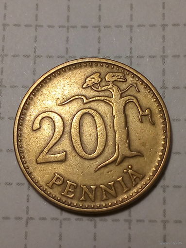 20 пенни Финляндия 1963 год