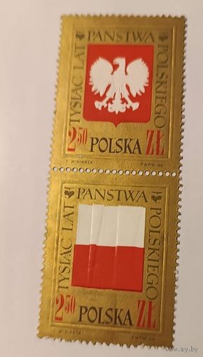 Польша герб и флаг