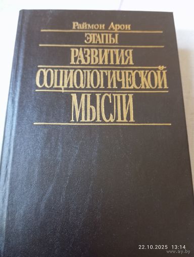 Этапы развития социологической мысли. Арон Р.