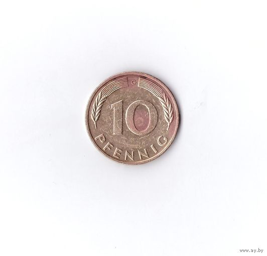 Германия 10 пфеннигов 1991 г. G. Возможен обмен