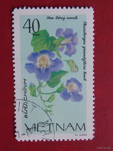 Вьетнам 1990 г. Цветы.