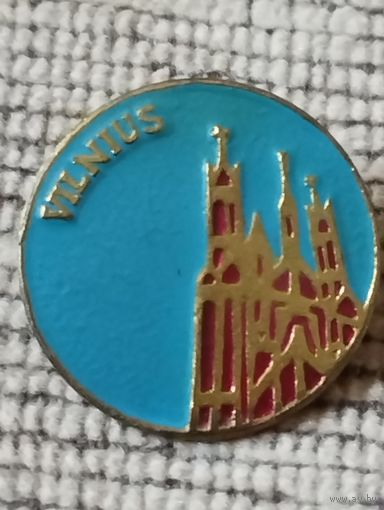 Значок Вильнюс. Литва.
