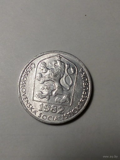 10 геллеров  Чехословакия 1982 год