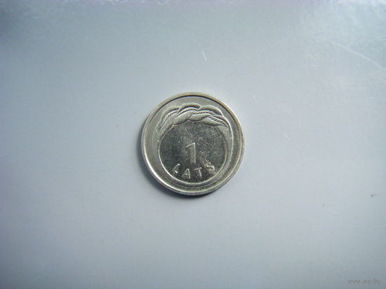 Латвия 1 лат 2009г. КОЛЬЦО НАМЕЯ.